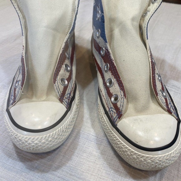 Converse Chuck Taylor All Star High Chili Paste/Blue/White 149496f Men Size 6 W8 - Picture 3 of 8